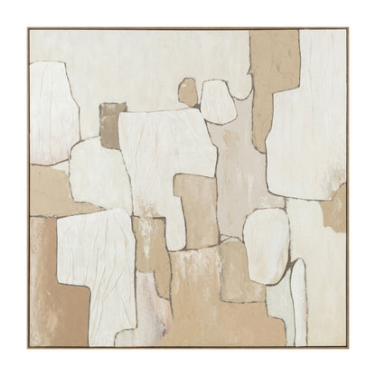 70X70" Mirny Neutral Wall Art