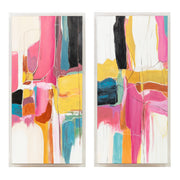 Maxwellwell Pink Wall Decor (Set of 2)