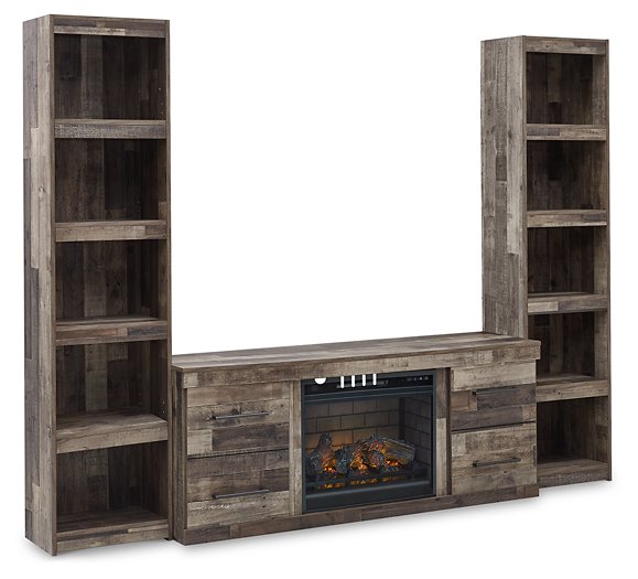 Derekson Entertainment Center with Electric Fireplace