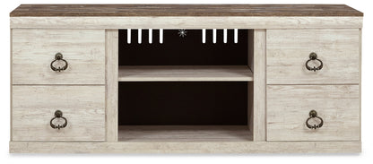 Willowton LG TV Stand w/Fireplace Option