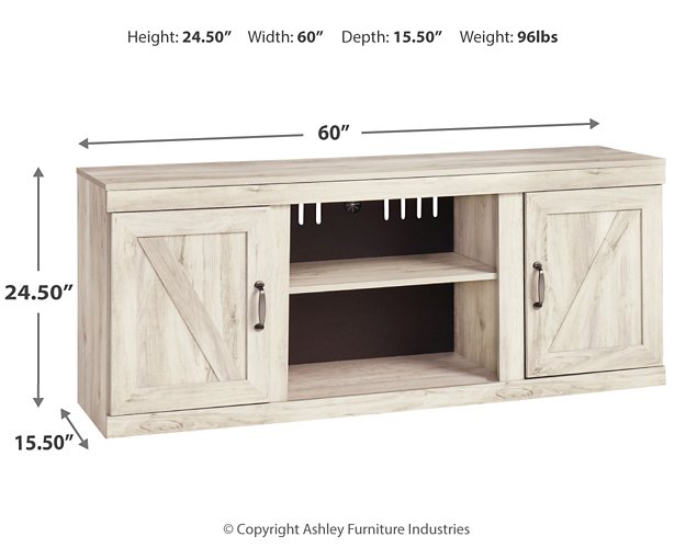 Bellaby Entertainment Center with Electric Fireplace