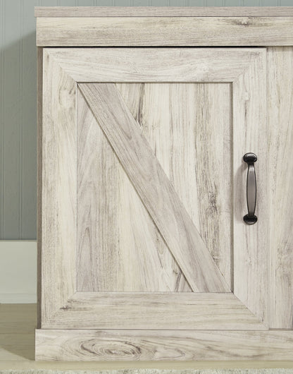 Mueble de TV Bellaby con chimenea eléctrica