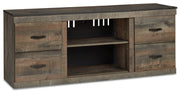 Trinell LG TV Stand w/Fireplace Option