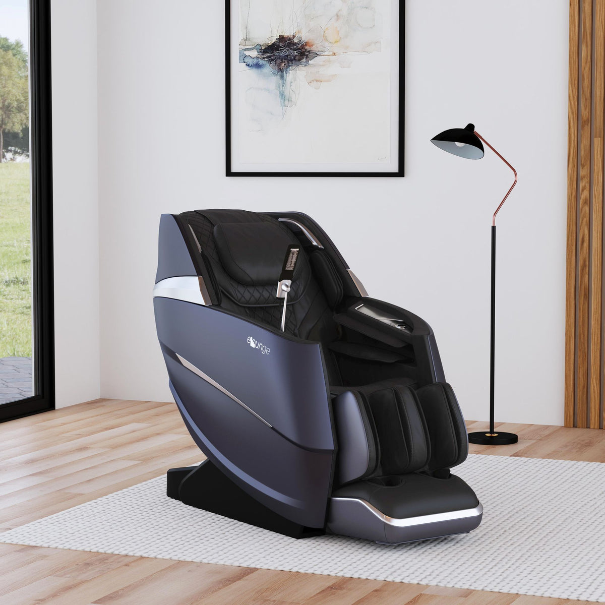 Ease Massage Chair In Black Pu (Single Pack)