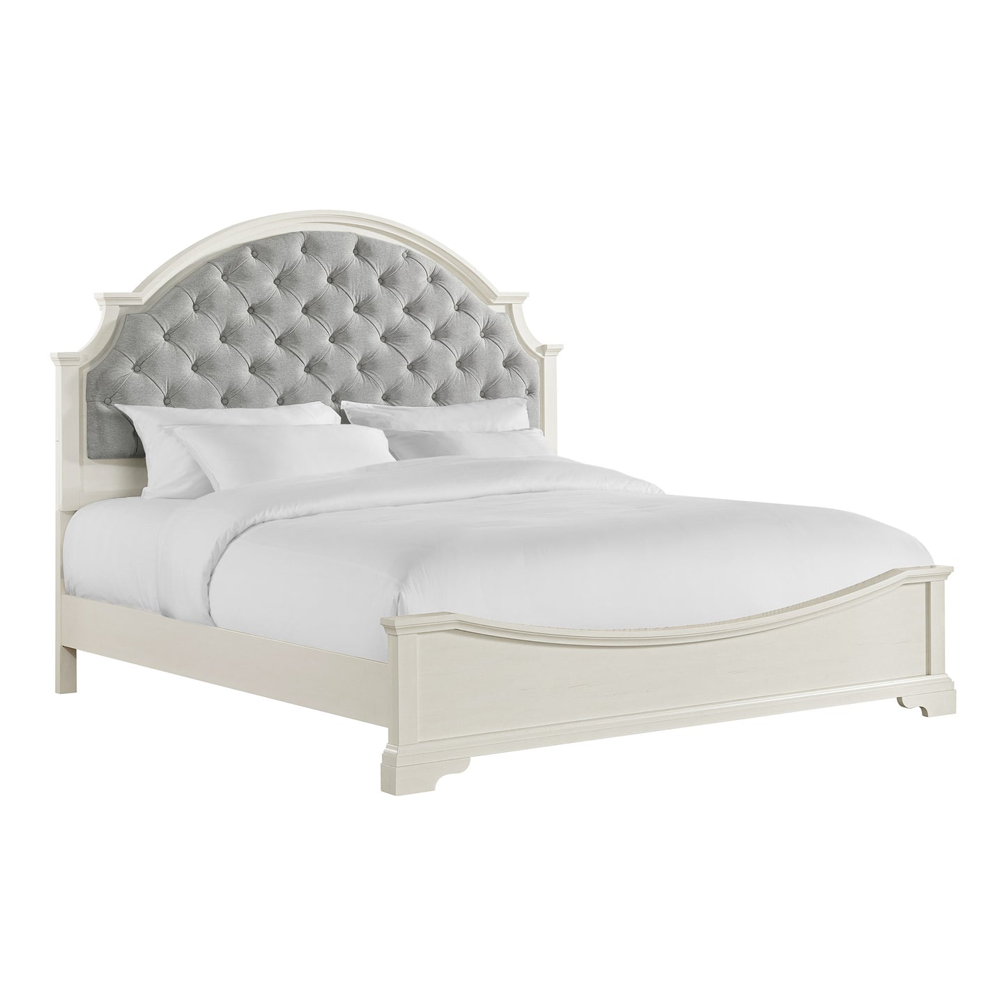 Eastwood Youth King UPH 3PC Bedroom Set in Off-White
