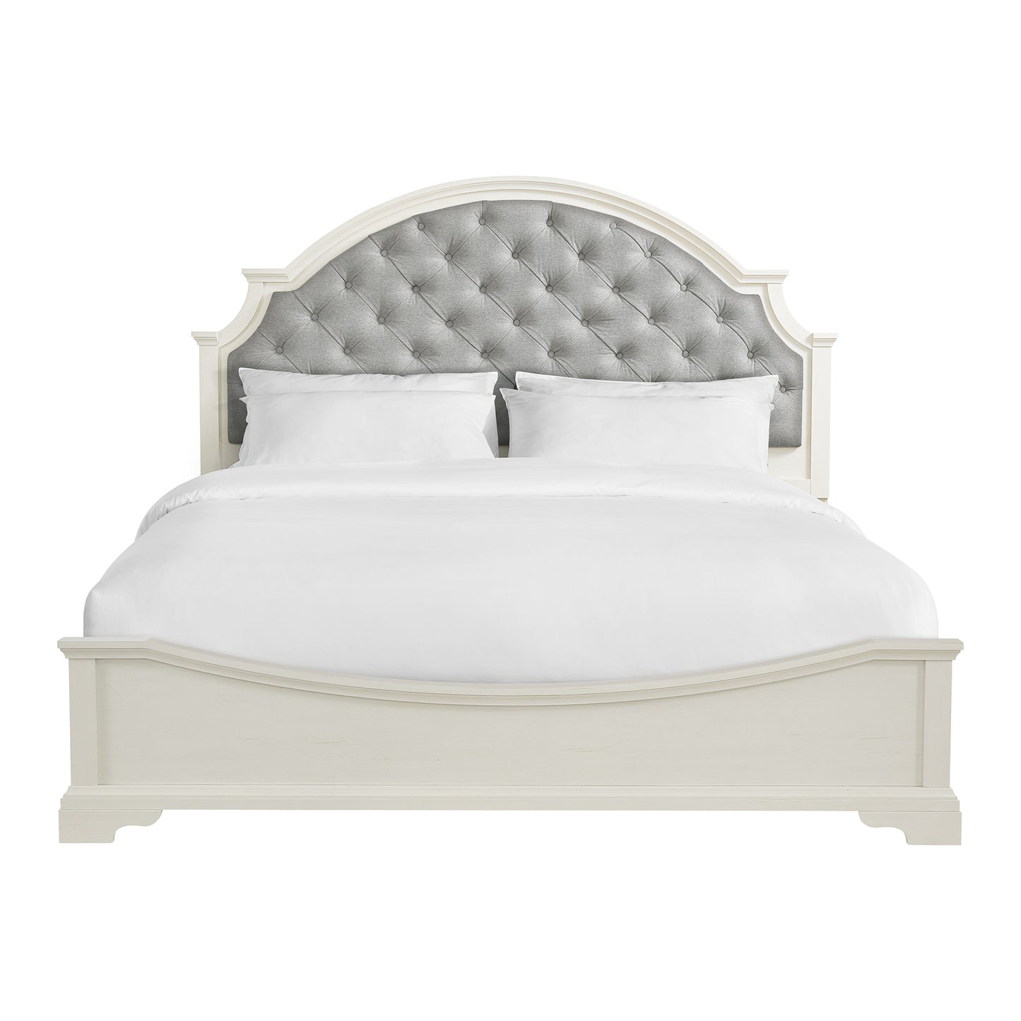 Eastwood Youth King UPH Bed in Off-White