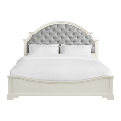 Eastwood Youth King UPH Bed in Off-White