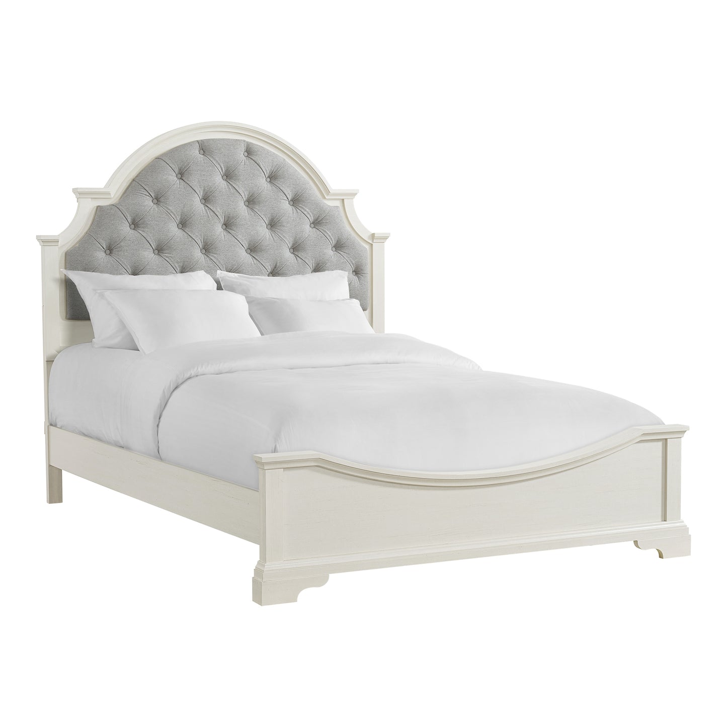 Eastwood Youth Queen UPH 5PC Bedroom Set in Off-White
