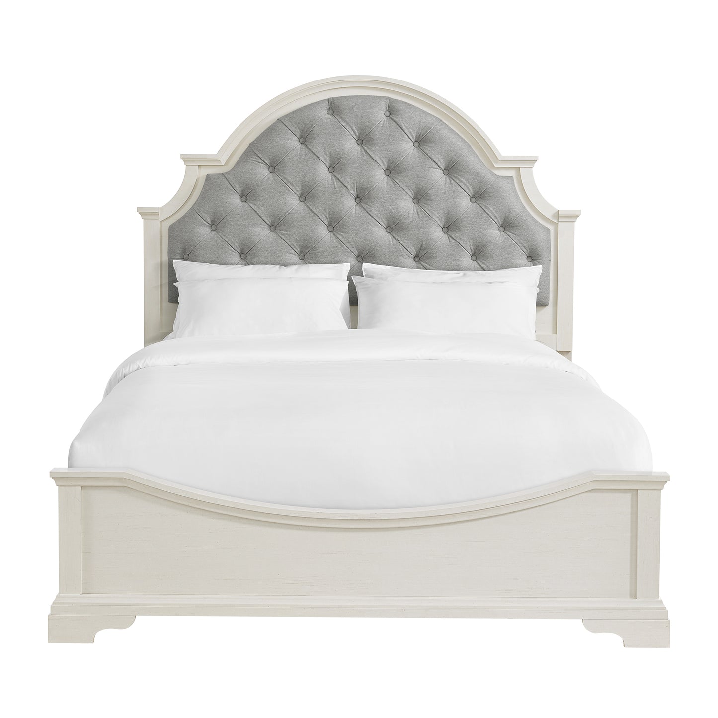 Eastwood Youth Queen UPH Bed in Off-White