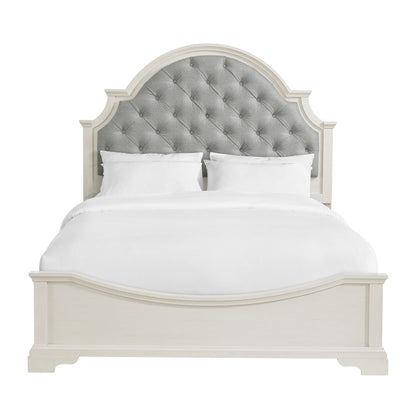 Eastwood Youth Queen UPH Bed in Off-White