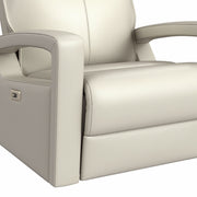 Eco P1 Recliner with Glider and Swivel in Del Mar Cream