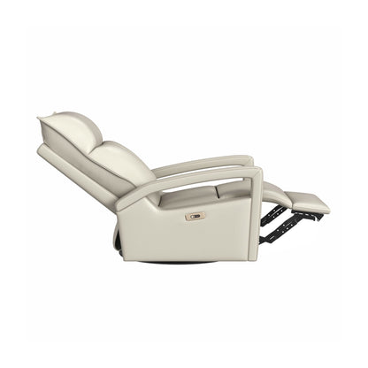 Eco P1 Recliner with Glider and Swivel in Del Mar Cream