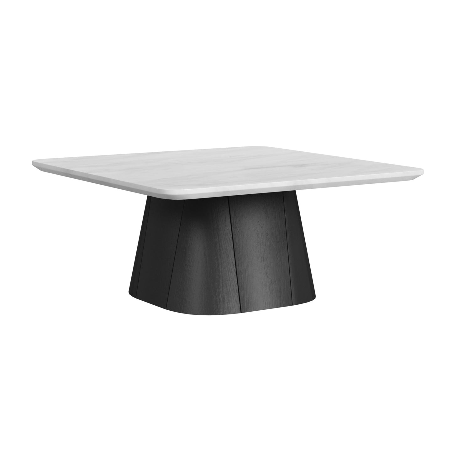 Edison Coffee Table in White and Black
