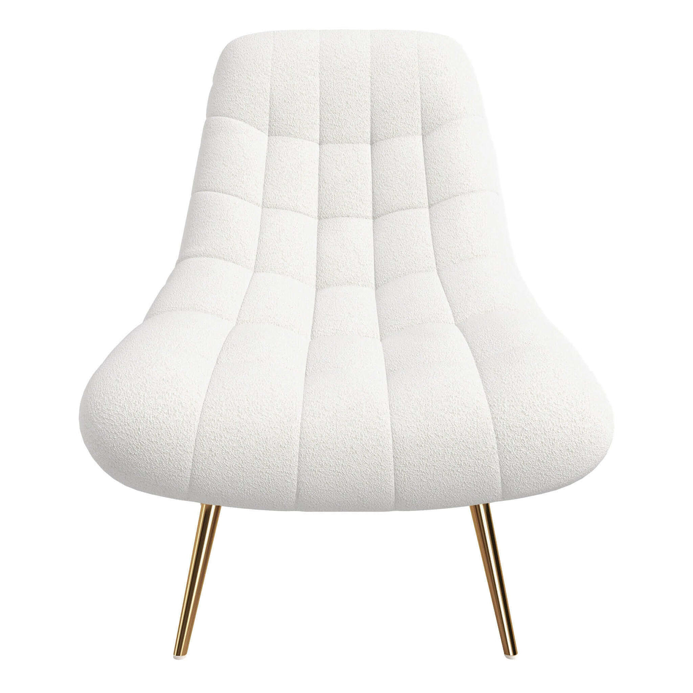 Sillón francés de bouclé Aubrey