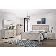 Eleanor King Panel 5PC Bedroom Set in White