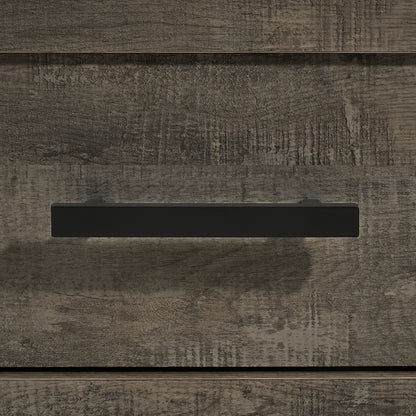 Eleanor 5-Drawer Chest in Mocha Grey