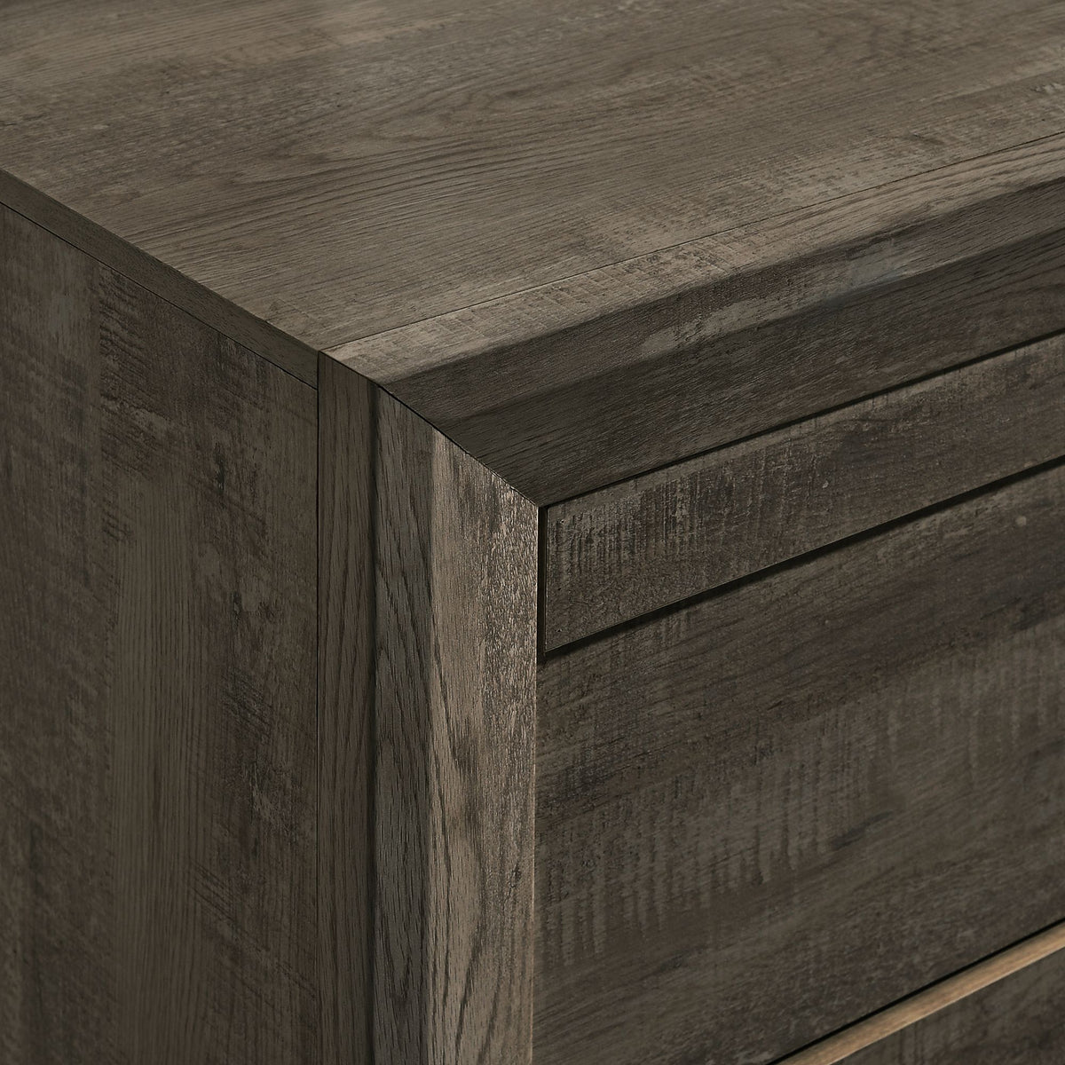 Eleanor 5-Drawer Chest in Mocha Grey