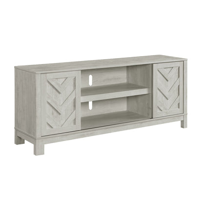 Eleanor 70" TV Stand with Sliding Door in White