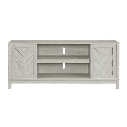 Eleanor 70" TV Stand with Sliding Door in White