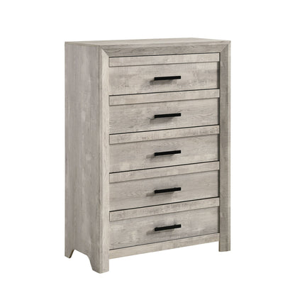 Eleanor King Panel 5PC Bedroom Set in White