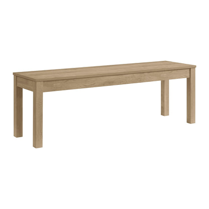 Eleanor Dining Bench in Brown