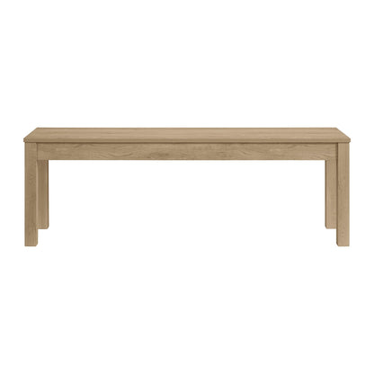 Eleanor Dining Bench in Brown