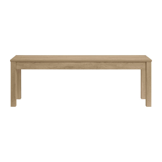Eleanor Dining Bench in Brown