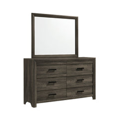 Eleanor Queen Panel 5PC Bedroom Set in Mocha Grey