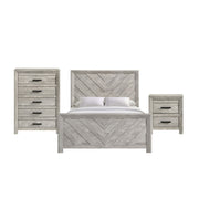 Eleanor Full Panel 3PC Bedroom Set in White