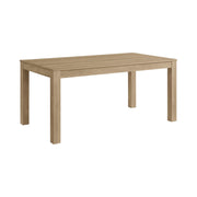 Eleanor 6PC Standard Height Dining Set in Brown-Table, Four Chairs & Bench