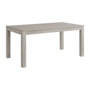 Eleanor 6PC Standard Height Dining Set in White-Rectangular Table, Four Chairs & Bench