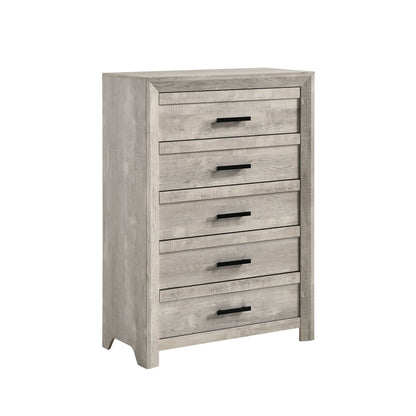 Ellen King Panel 3PC Bedroom Set in White