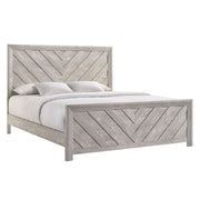 Ellen Queen Panel 3PC Bedroom Set in White