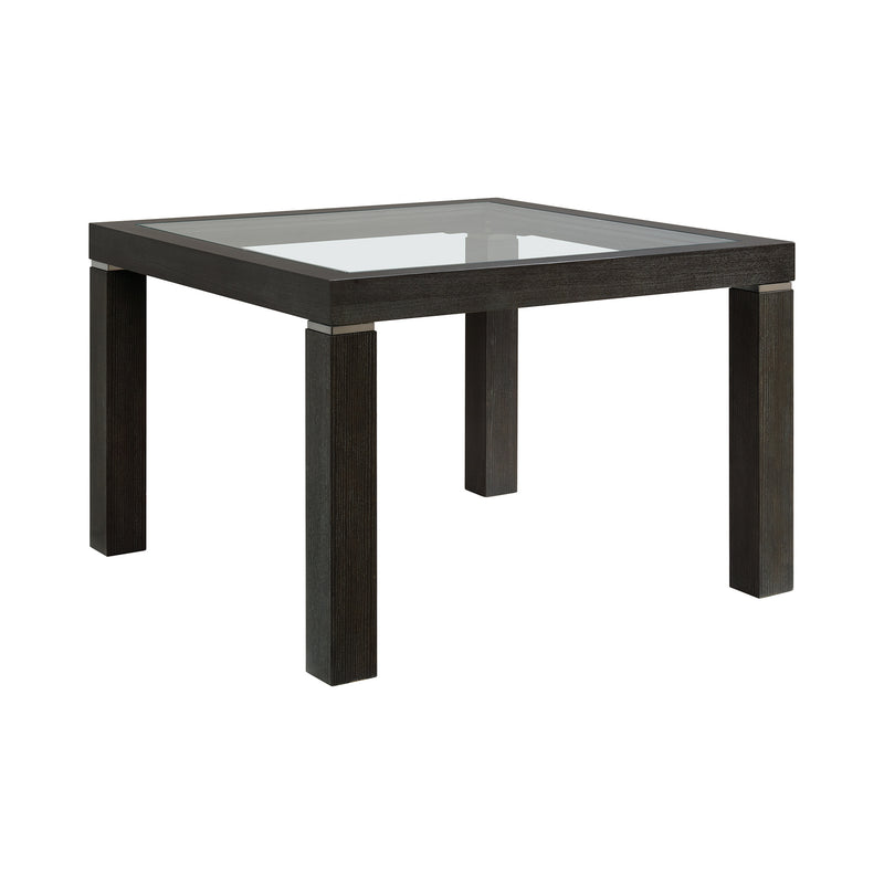 Elodie Counter Table with Glass in Charcoal