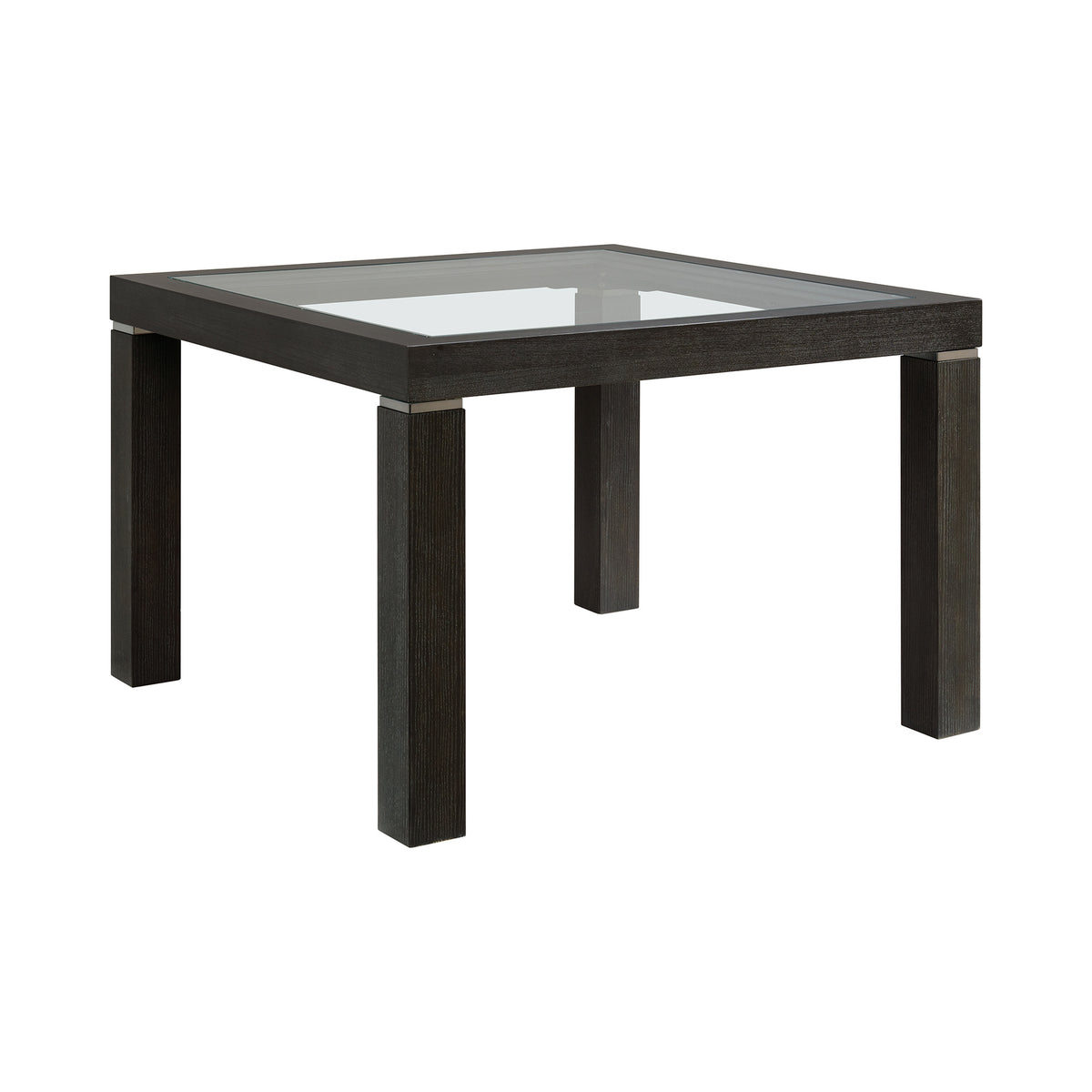 Elodie 8PC Counter Height Dining Set in Charcoal-Table, Six Chairs & Bench