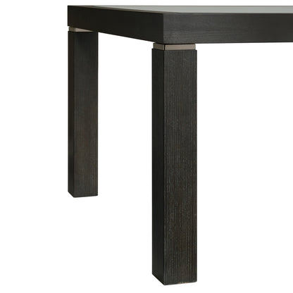 Elodie 8PC Counter Height Dining Set in Charcoal-Table, Six Chairs & Bench