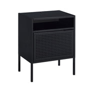 Ember Nightstand (C-1094) Black Nightstand W/ Usb