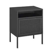 Ember Nightstand (C-1094) Grey Nightstand W/ Usb
