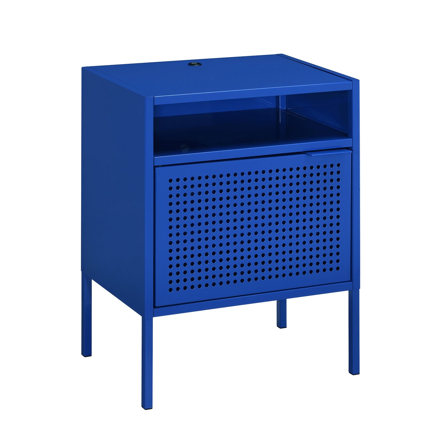 Ember Nightstand (C-1094) BLUE NIGHTSTAND W/ USB