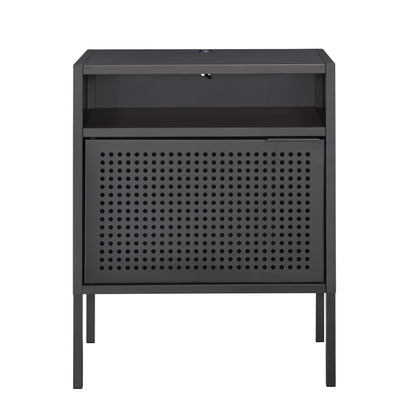 Ember Nightstand (C-1094) GREY NIGHTSTAND W/ USB