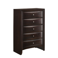 Emily Chest Espresso Color 5Dr