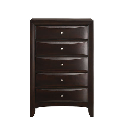 Emily Chest Espresso Color 5Dr
