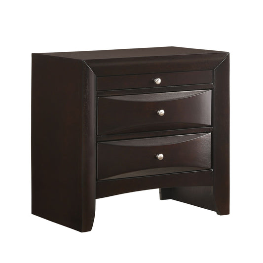Emily Nightstand Espresso Color