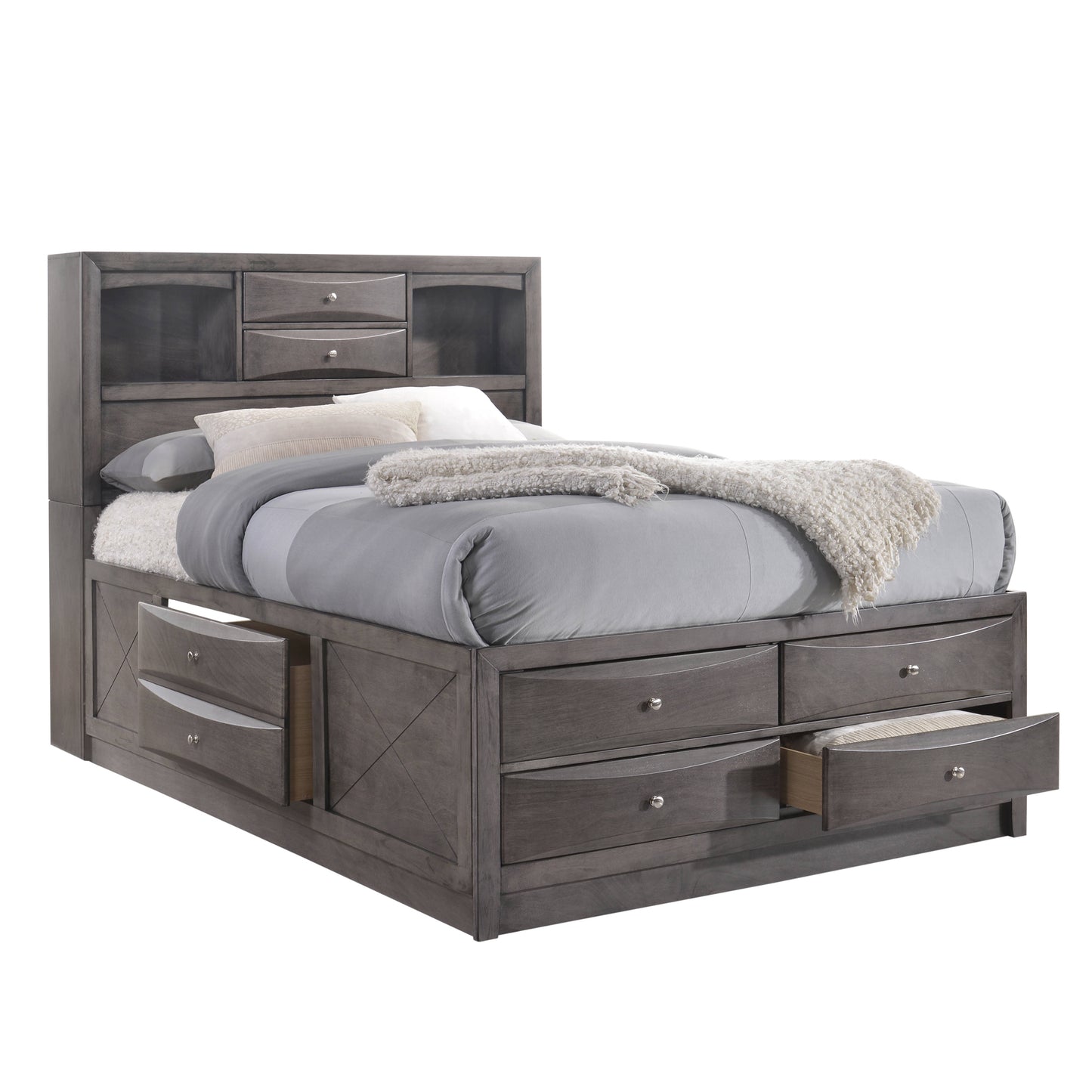 Emily Queen Storage 4PC Bedroom Set