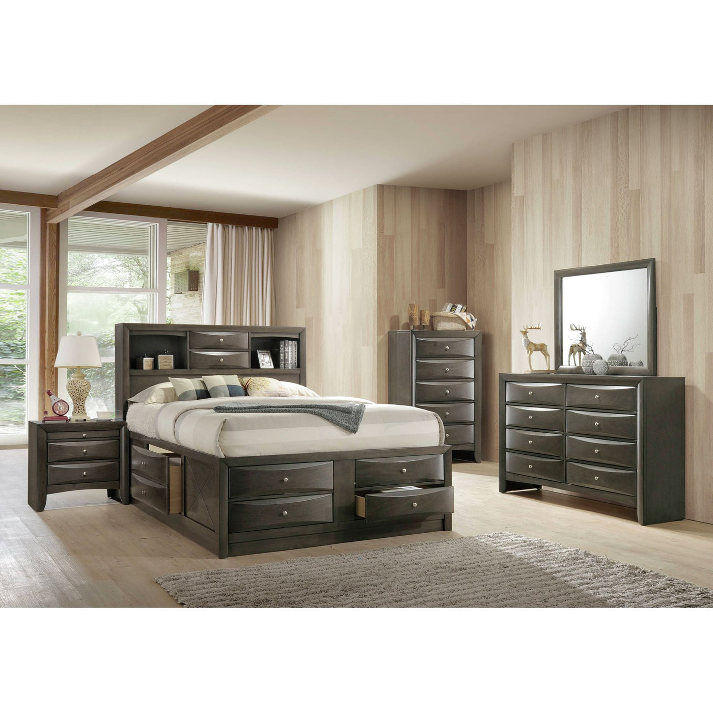 Emily King Storage Bed