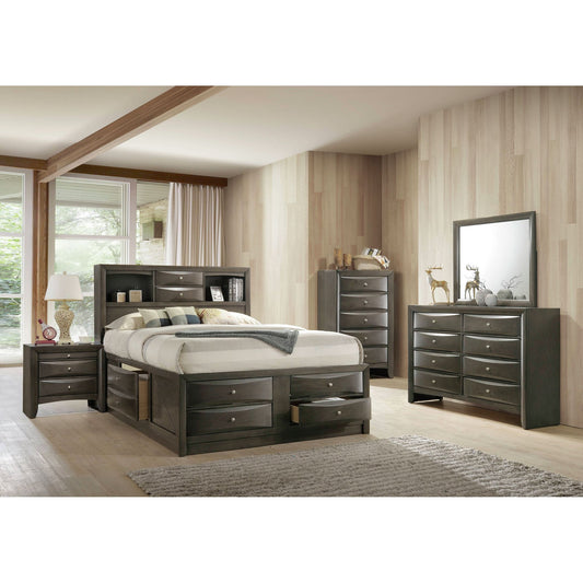 Emily King Storage 5PC Bedroom Set