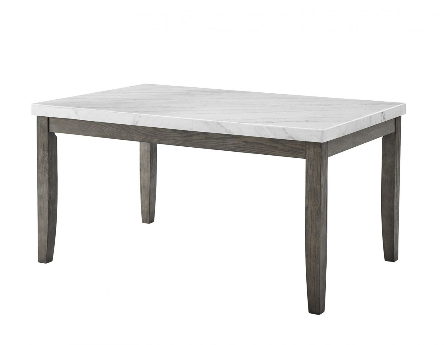 Emily White Marble Dining Table