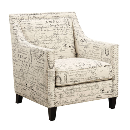 Erica 497 Chair W/Chrome Nails French Script (ISTA 3)