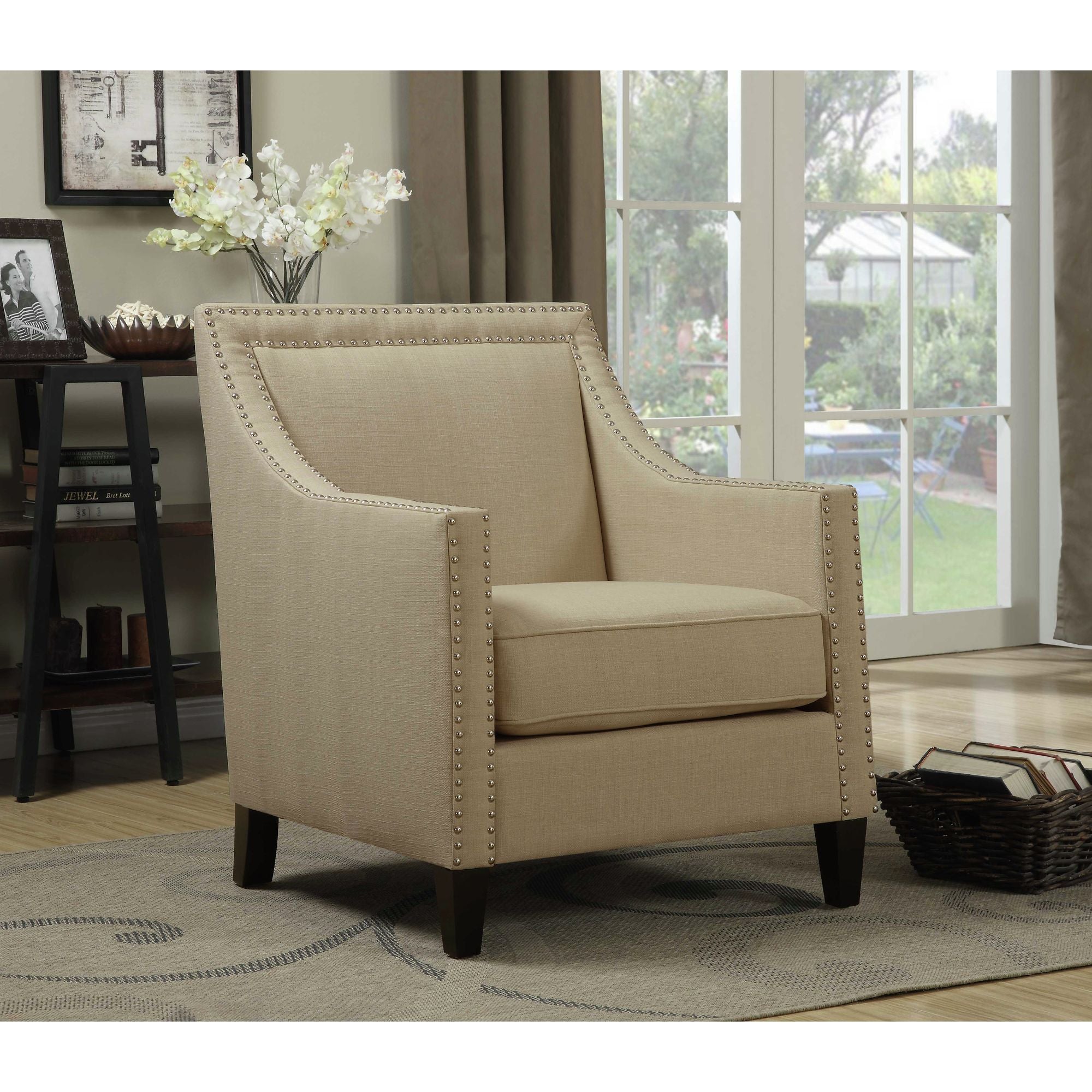 Erica 497 Chair W/Chrome Nails Heirloom Natural (ISTA 3)