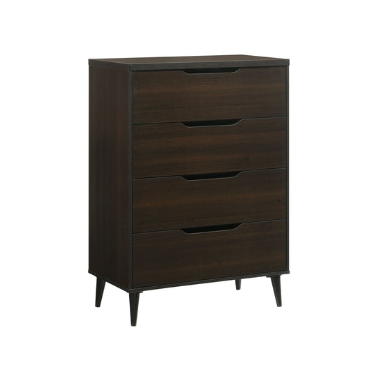 Ernesto 4-Drawer Chest with Interlock in Espresso (3A Packing)